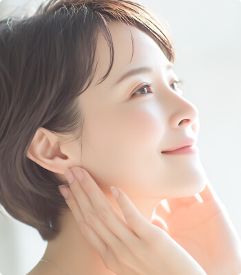 横顔の女性